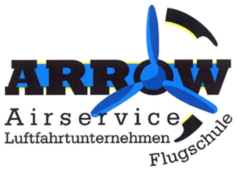 ARROW Airservice Luftfahrtunternehmen Flugschule Logo (DPMA, 27.02.2009)