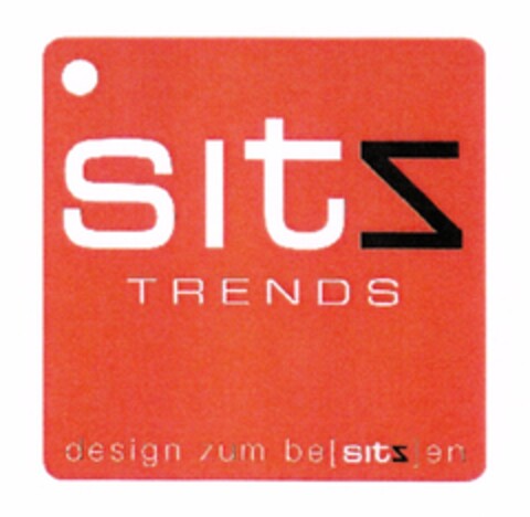 sitz TRENDS design zum be[sitz]en Logo (DPMA, 06/29/2010)