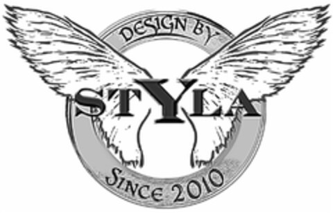 DESIGN BY STYLA SINCE 2010 Logo (DPMA, 10.01.2011)