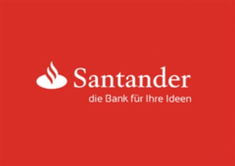 Santander die Bank für Ihre Ideen Logo (DPMA, 28.11.2012)