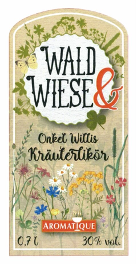 WALD & WIESE Onkel Willis Kräuterlikör AROMATIQUE Logo (DPMA, 30.03.2017)