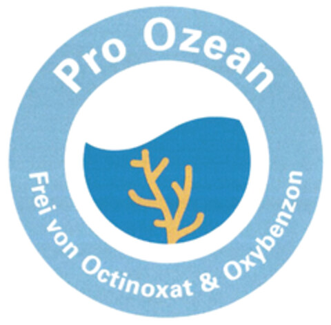 Pro Ozean Frei von Octinoxat & Oxybenzon Logo (DPMA, 04.12.2019)