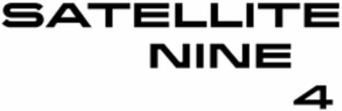 SATELLITE NINE 4 Logo (DPMA, 20.10.2022)