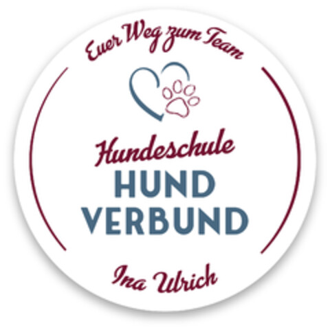 Euer Weg zum Team Hundeschule HUND VERBUND Ina Ulrich Logo (DPMA, 07.08.2022)