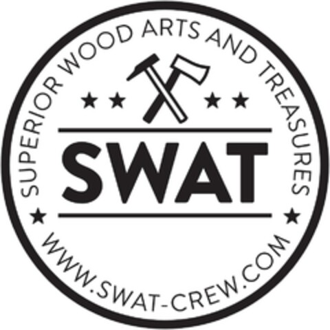 SWAT SUPERIOR WOOD ARTS AND TREASURES WWW.SWAT-CREW.COM Logo (DPMA, 12.10.2022)