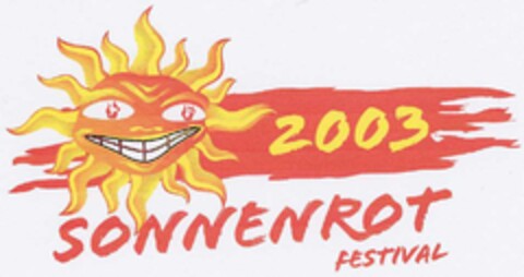 SONNENROT FESTIVAL 2003 Logo (DPMA, 16.12.2002)