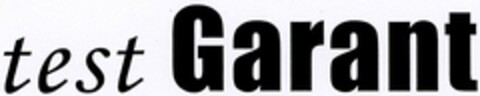 testGarant Logo (DPMA, 06/24/2003)