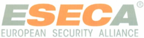 ESECA EUROPEAN SECURITY ALLIANCE Logo (DPMA, 10/15/2003)