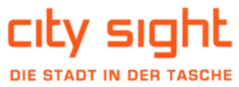 city sight DIE STADT IN DER TASCHE Logo (DPMA, 17.11.2006)