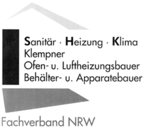 Sanitär · Heizung · Klima Fachverband NRW Logo (DPMA, 09/12/2007)