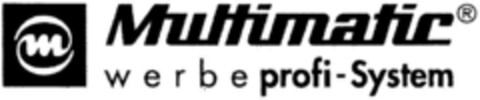 Multimatic werbeprofi-System Logo (DPMA, 14.09.1995)