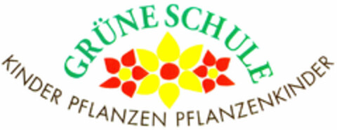 GRÜNE SCHULE - KINDER PFLANZEN PFLANZENKINDER Logo (DPMA, 19.09.1995)