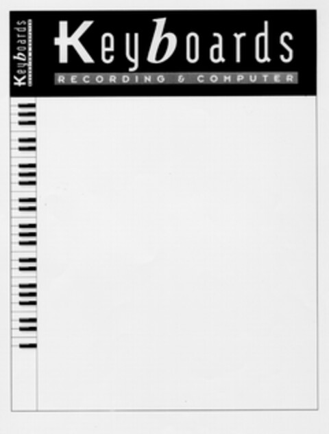 Keyboards RECORDING & COMPUTER Logo (DPMA, 01/31/1996)