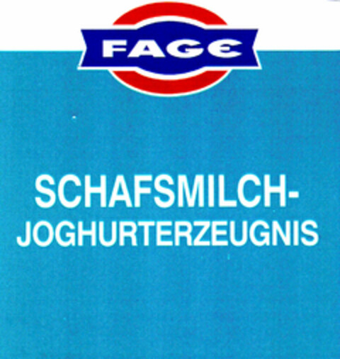 SCHAFSMILCH-JOGHURTERZEUGNIS Logo (DPMA, 21.02.1997)