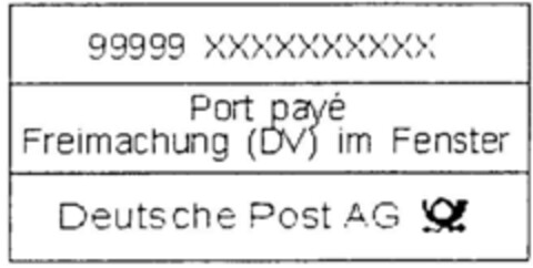 Deutsche Post AG Logo (DPMA, 15.10.1997)