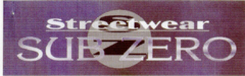 Streetwear SUB ZERO Logo (DPMA, 09.09.1998)