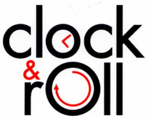 clock & roll Logo (DPMA, 12/16/1998)