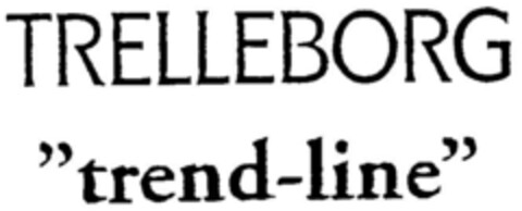 TRELLEBORG "trend-line" Logo (DPMA, 04/10/1999)