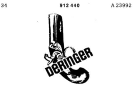 DERINGER Logo (DPMA, 19.09.1972)