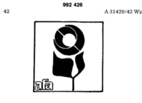 afa Logo (DPMA, 02.04.1979)
