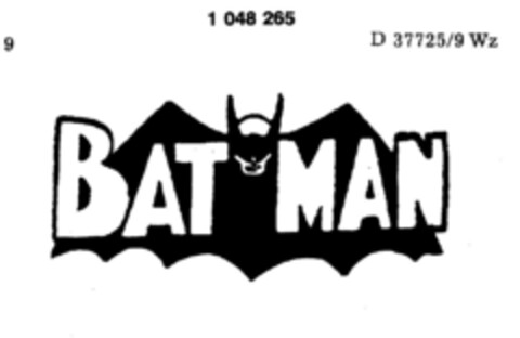 BAT MAN Logo (DPMA, 31.08.1982)