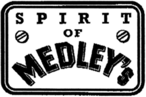 SPIRIT OF MEDLEY'S Logo (DPMA, 28.04.1994)