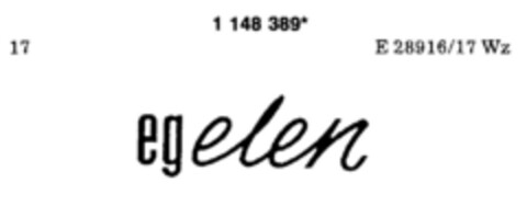 egelen Logo (DPMA, 08/17/1989)