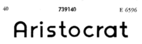 Aristocrat Logo (DPMA, 14.10.1959)