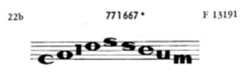 colosseum Logo (DPMA, 26.09.1962)