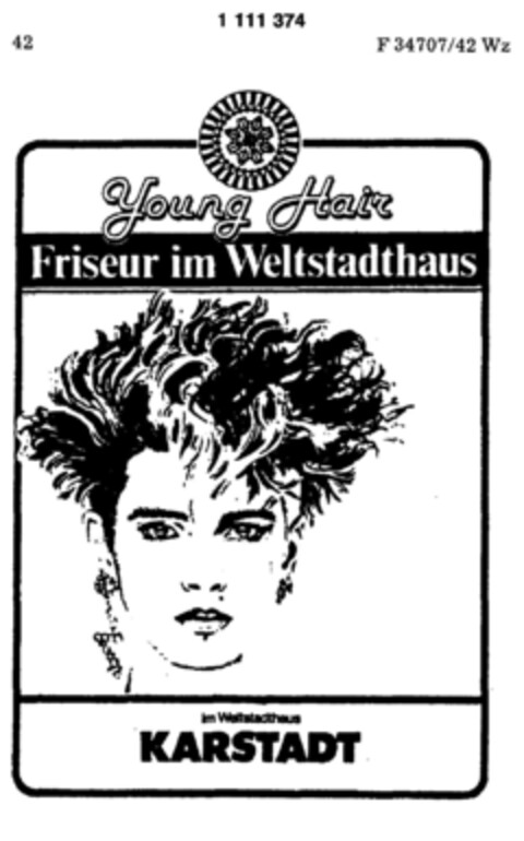 Young Hair Logo (DPMA, 12.09.1986)