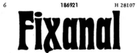 Fixanal Logo (DPMA, 07/14/1913)