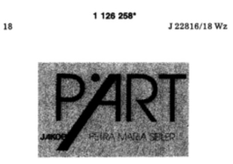 PART Logo (DPMA, 29.03.1988)