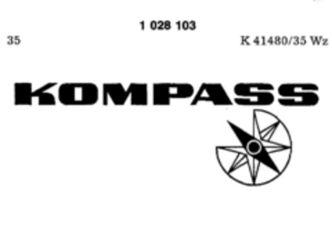 KOMPASS Logo (DPMA, 20.11.1979)