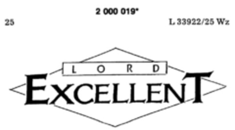 LORD EXCELLENT Logo (DPMA, 04.10.1990)