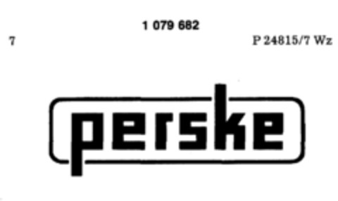 perske Logo (DPMA, 09.09.1977)