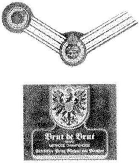 Brut de Brut RIESLING METHODE CHAMPENOISE Logo (DPMA, 04.10.1983)