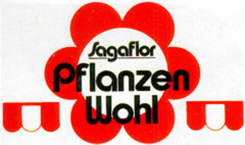 Sagaflor Pflanzen Wohl Logo (DPMA, 11/19/1977)