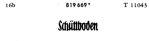 Schüttboden Logo (DPMA, 10.03.1966)