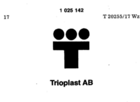 Trioplast AB Logo (DPMA, 05.04.1980)
