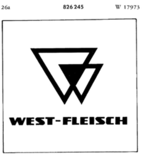 WEST-FLEISCH Logo (DPMA, 17.01.1966)