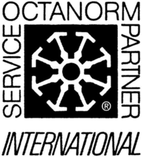 OCTANORM SERVICE PARTNER INTERNATIONAL Logo (DPMA, 01.10.1990)