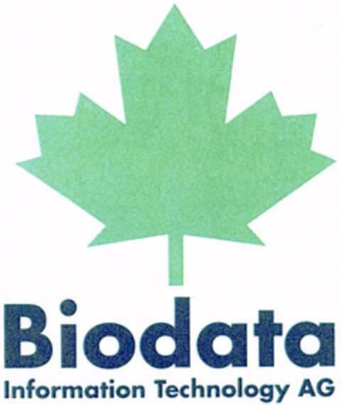 Biodata Information Technology AG Logo (DPMA, 04/19/2000)