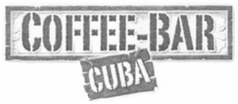 COFFEE-BAR CUBA Logo (DPMA, 18.07.2008)