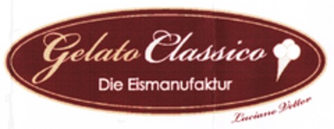 Gelato Classico Die Eismanufaktur Luciano Vettor Logo (DPMA, 11/14/2008)