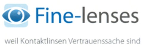 Fine-lenses weil Kontaktlinsen Vertrauenssache sind Logo (DPMA, 14.07.2011)