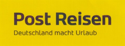 Post Reisen Deutschland macht Urlaub Logo (DPMA, 05.11.2014)