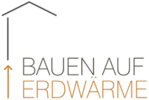 BAUEN AUF ERDWÄRME Logo (DPMA, 08.01.2015)