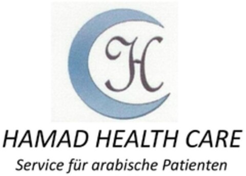 HAMAD HEALTH CARE Service für arabische Patienten Logo (DPMA, 20.02.2015)