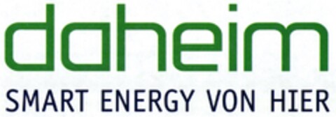 daheim SMART ENERGY VON HIER Logo (DPMA, 30.03.2015)