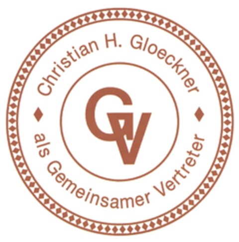 GV Christian H. Gloeckner als Gemeinsamer Vertreter Logo (DPMA, 19.06.2015)